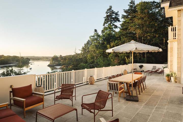 Location de vacances pour 12 personnes, avec jardin et vue ainsi que sauna et piscine à Riec-sur-Bélon - 4