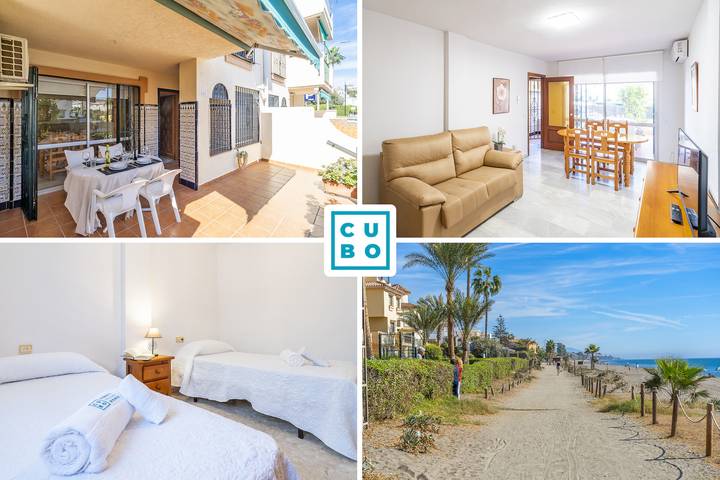 Ferienwohnung für 4 Personen, mit Terrasse und Garten in Rincón de la Victoria