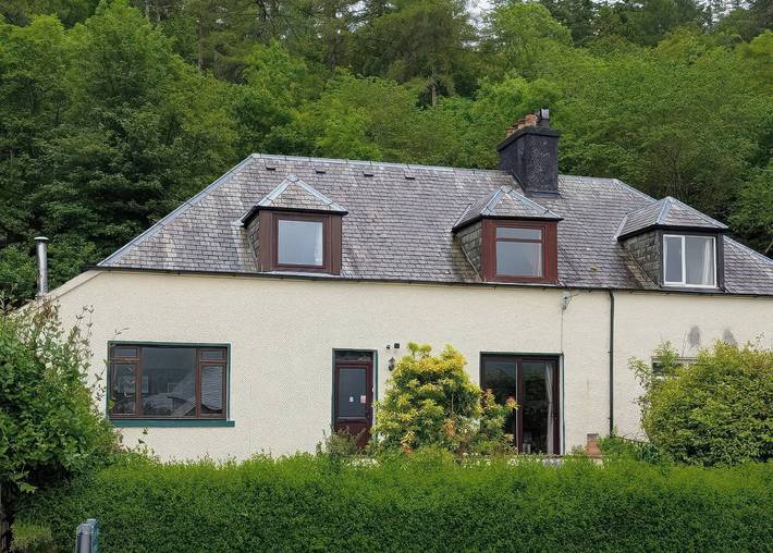 Log cabin for 10 people, with Garden and View in Glencoe