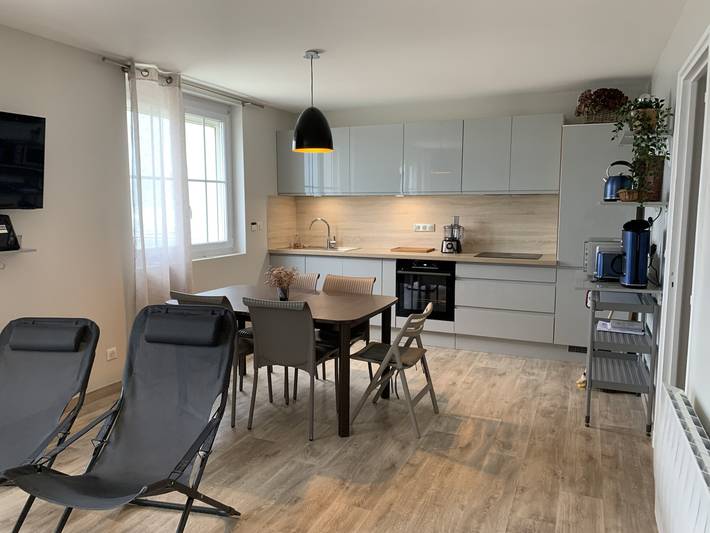 Ganze Wohnung, Fort-Mahon-Plage: Renovierte Wohnung am Meer, 2 Schlafzimmer, Terrasse in Fort-Mahon-Plage, Abbeville und Umgebung