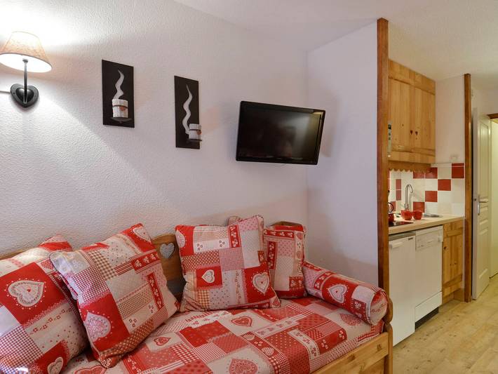 Ganze Wohnung, Ski-in-Ski-out Wohnung, renoviert, 5 Pers. in Belle Plagne, La Plagne-Tarentaise