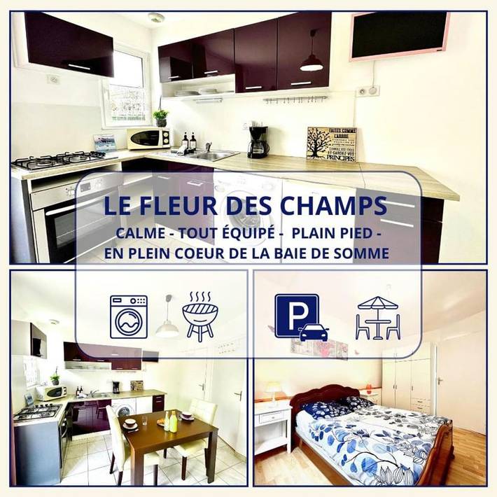 Gîte pour 2 personnes, avec jardin et terrasse, animaux acceptés à Noyelles-sur-Mer