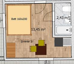 Ganze Wohnung, Berghof Seiser Toni - Zimmer mit Kochzeile in Höflein an der Hohen Wand, Wiener Alpen