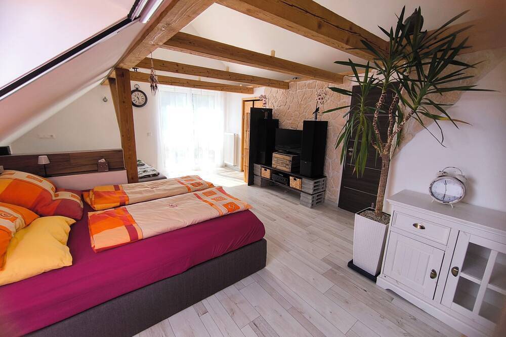 Ganze Wohnung, Ferienwohnung \"Traumblick\" für bis zu 6 Personen im Fränkischen Seenland in Treuchtlingen, Frankenalb