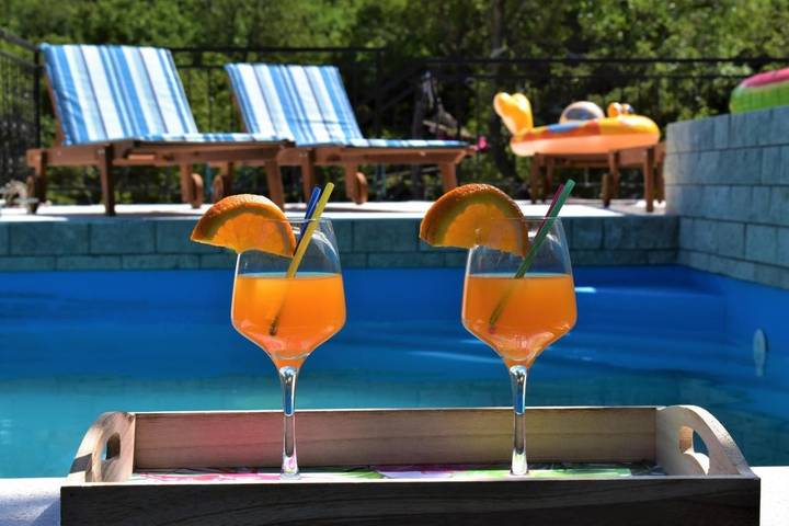 Dom dla 8 osób, z ogród i widok oraz basen w Sveti Juraj