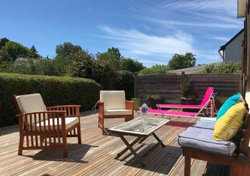 Location de vacances pour 8 personnes, avec terrasse et jardin à Moëlan-sur-Mer