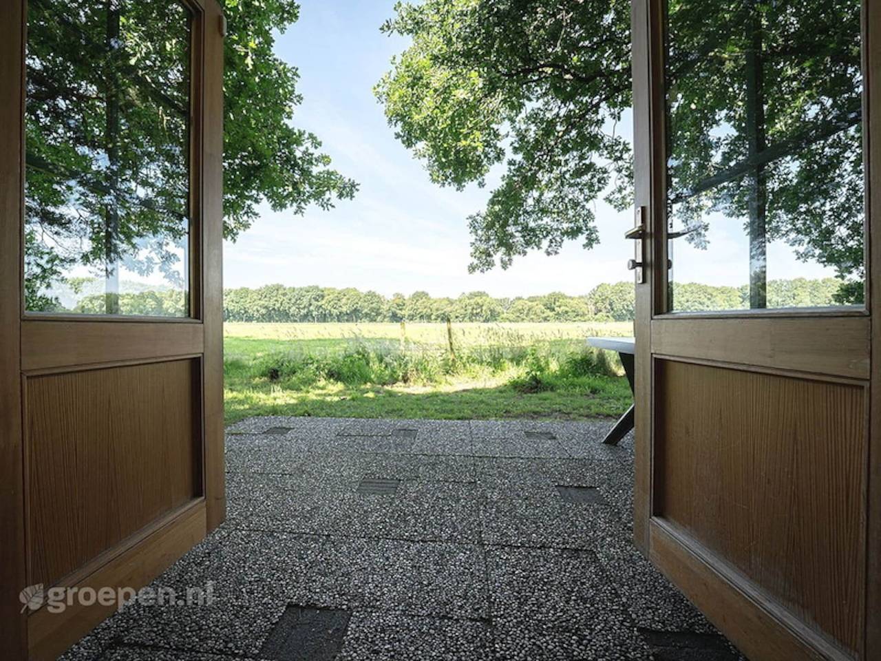 Blockhaus in Utrecht nahe Sanddünen in Soest (Niederlande), Utrecht und Umgebung