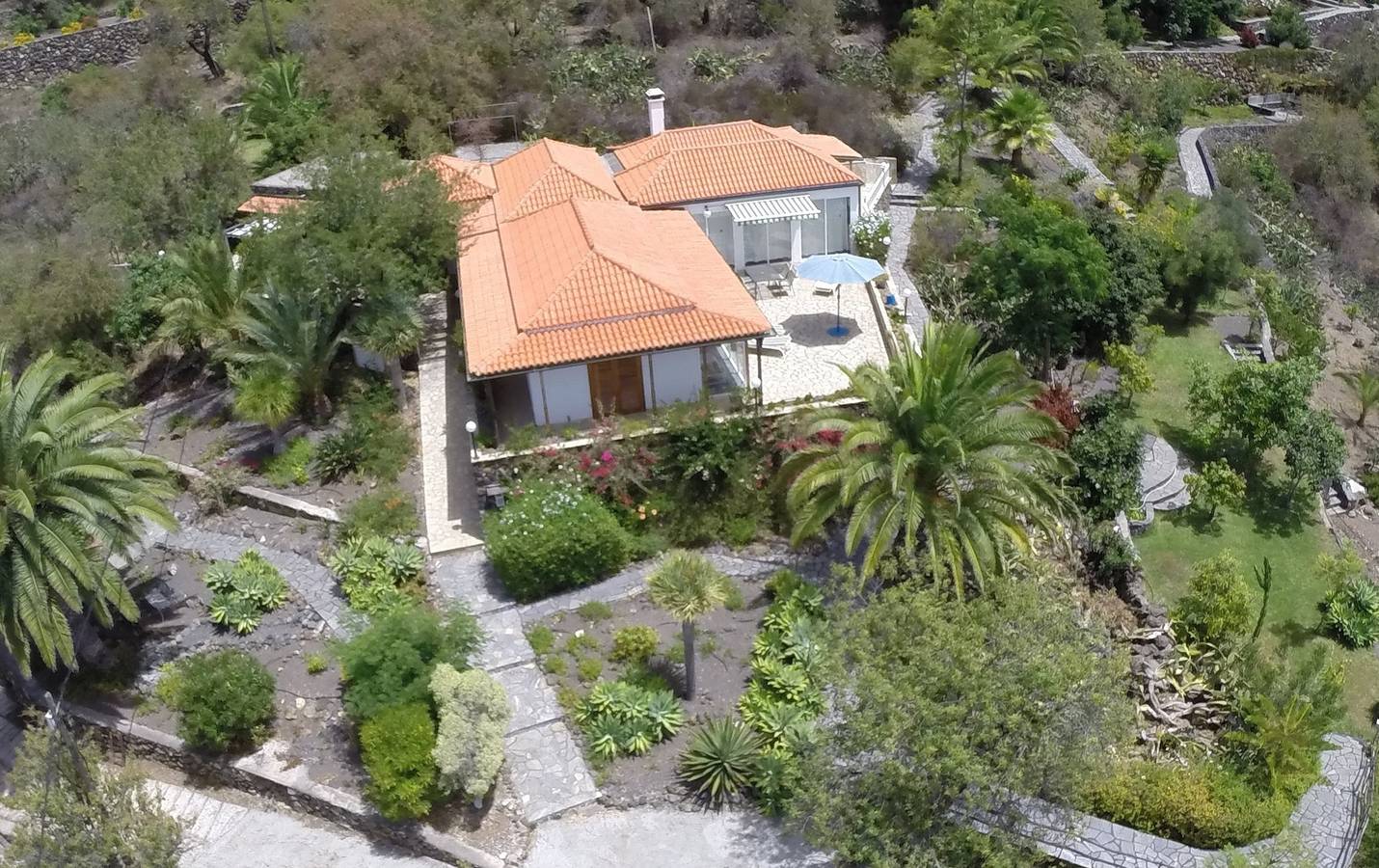 Villa Finca Tijarafe mit beheiztem Pool in El Pinar (Tijarafe), Tijarafe