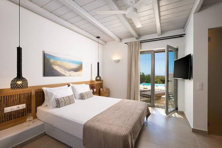 Chambre d’hôte pour 2 personnes, avec piscine ainsi que vue et jardin dans Mykonos - 4