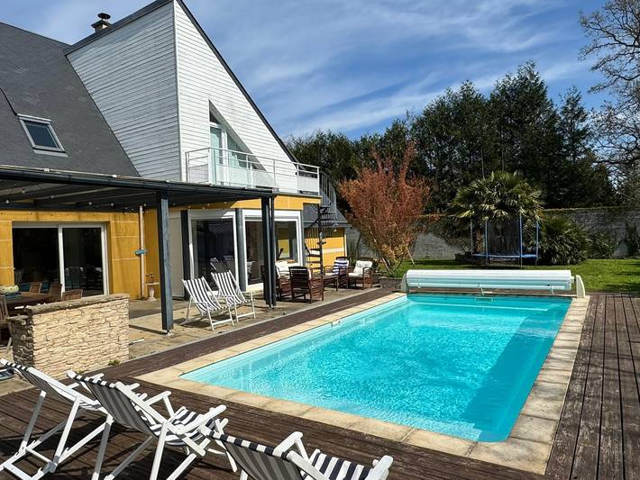 Location de vacances pour 8 personnes, avec terrasse et jardin, animaux acceptés à Bavent