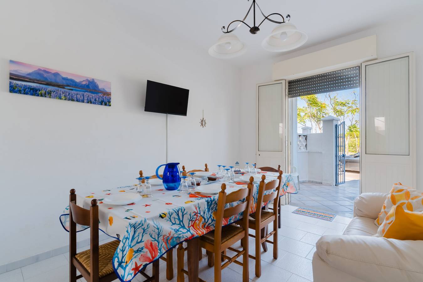 Maison de Vacances 'La Conchiglia Sul Mare' avec Vue sur la Mer, Terrasse Privée et Climatisation in Scala di Furno, Golfe de Tarente