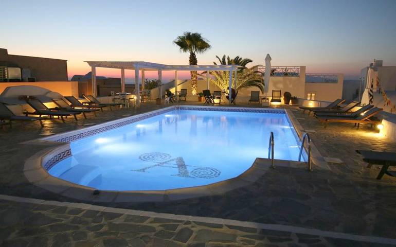 Casa de férias para 2 pessoas, com varanda e piscina em Oia