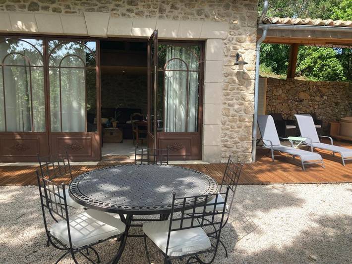 Gîte pour 2 personnes, avec sauna et vue ainsi que piscine et jardin à Saint-Paul-et-Valmalle - 2