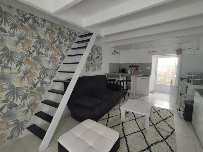 Location de vacances pour 4 personnes, avec terrasse à La Jarne