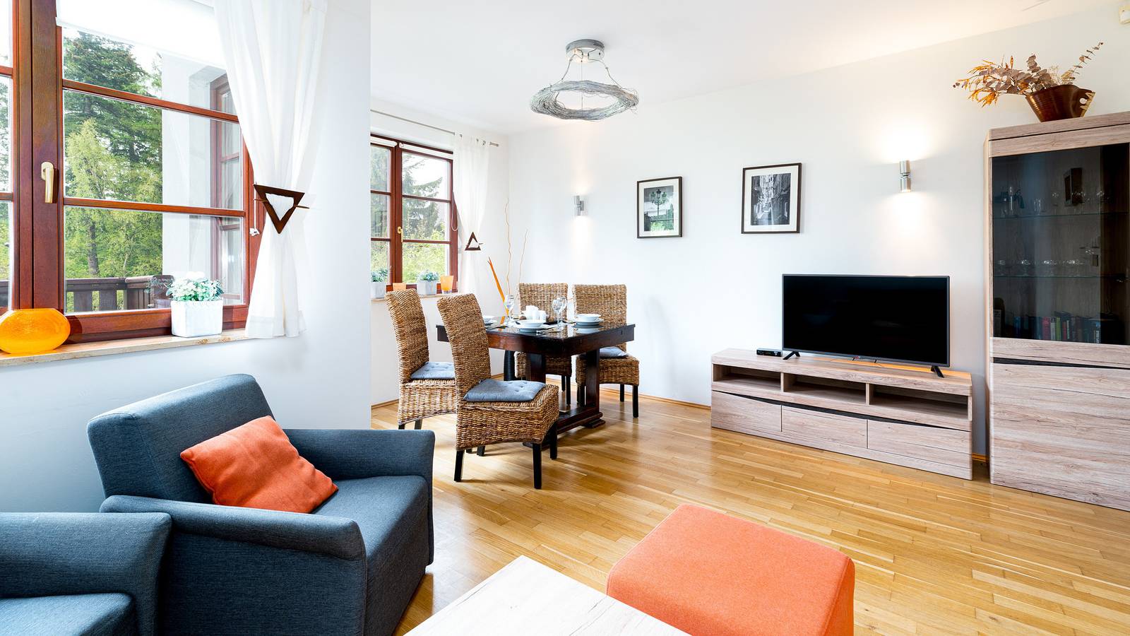 Ganze Ferienwohnung, Sun&Snow Okrzei - Apartment 1B/8 in Karpacz, Sudeten (Polen)