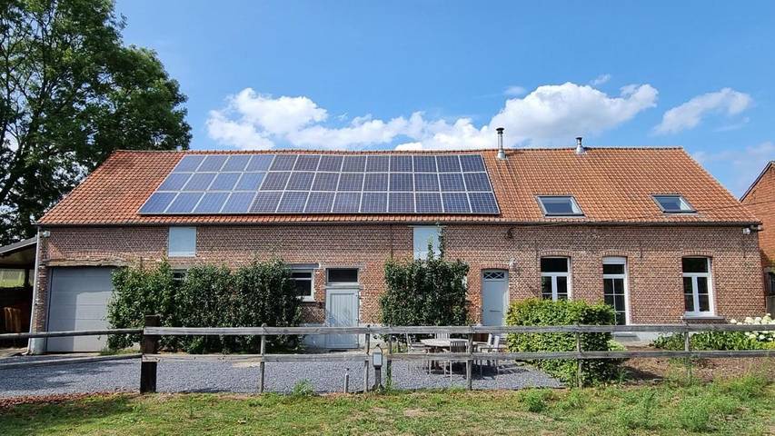 Location de vacances pour 10 personnes, avec Terrasse et Jardin ainsi que Sauna et Vue à Grobbendonk