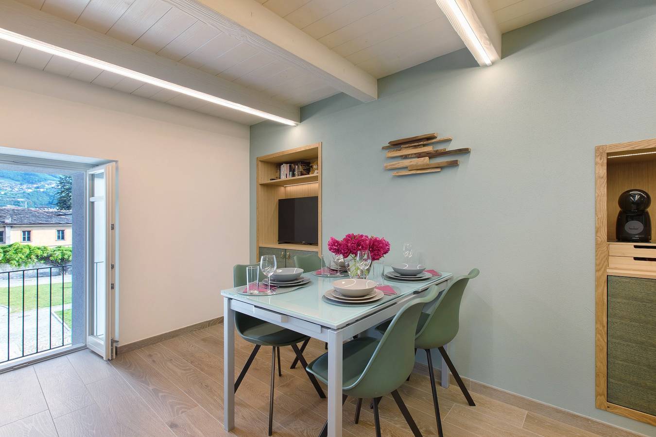 Ganze Wohnung, Apartment 'Appartamento 4' mit Bergblick, Wlan und Klimaanlage in Aosta, Walliser Alpen
