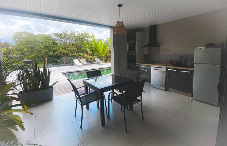 Ferienwohnung für 4 Personen, mit Garten und Pool sowie Ausblick - 1