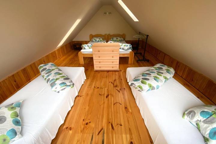 Bungalow für 2 Personen, mit Terrasse und Garten sowie Sauna und Ausblick in Lettland - 3