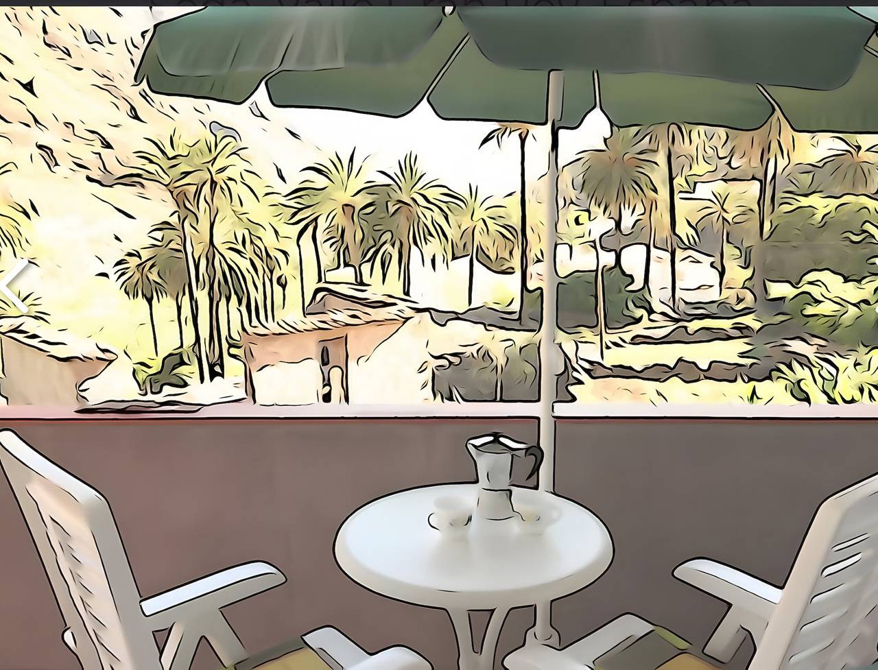 Ganze Wohnung, Apartment 'Nayara A' mit Meerblick, Balkon und Wlan in Los Granados, Valle Gran Rey