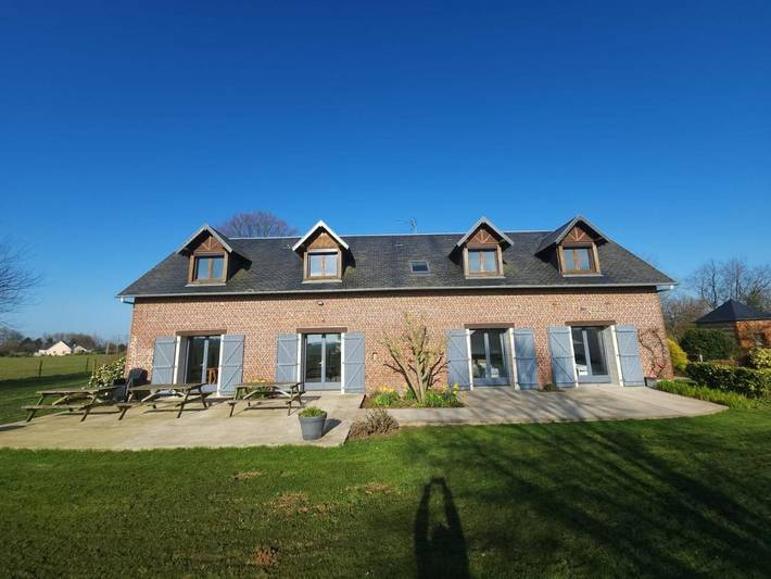 Location de vacances pour 15 personnes, avec terrasse ainsi que jardin et vue à Anglesqueville-l'Esneval - 4