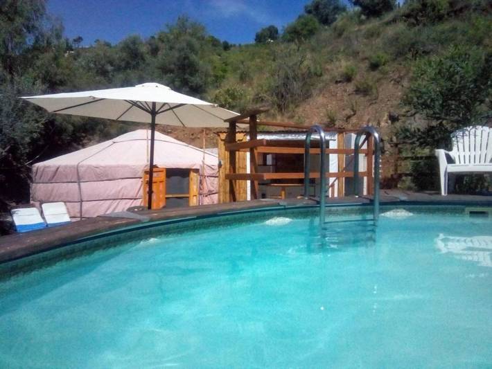 Tente pour 5 personnes, avec vue ainsi que piscine et jardin, animaux acceptés sur la Costa del Sol - 3
