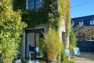 Gîte pour 6 personnes, avec jardin à La Richardais