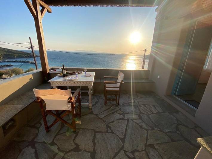 Appartement de vacances pour 4 personnes, avec Balcon ainsi que Terrasse et Vue