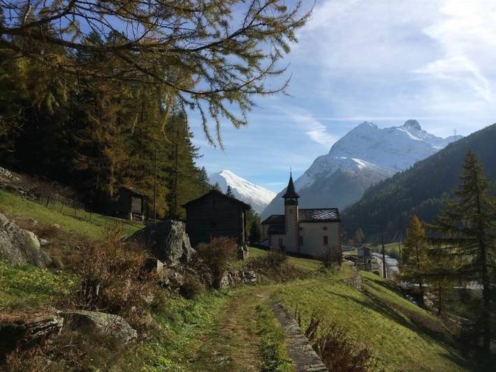 Ferienwohnung für 4 Personen, mit Balkon in Saas-Grund - 3
