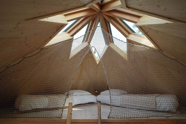 Blockhütte für 4 Personen, mit Garten und Whirlpool - 1