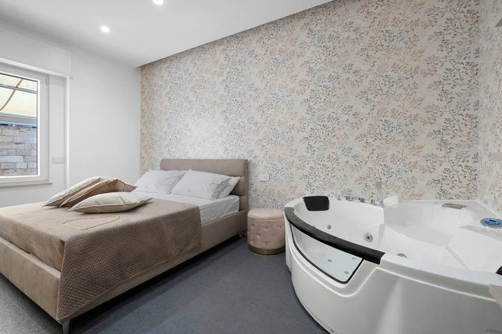 Apartament wakacyjny dla 4 osób, z Jacuzzi w Prowincja Bari