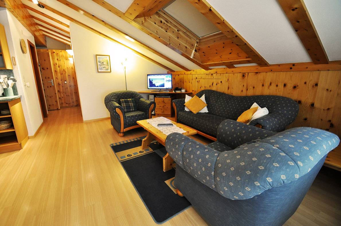 Geheel appartement, Vakantieappartement voor 2 personen met balkon in Zermatt, Walliser Alpen