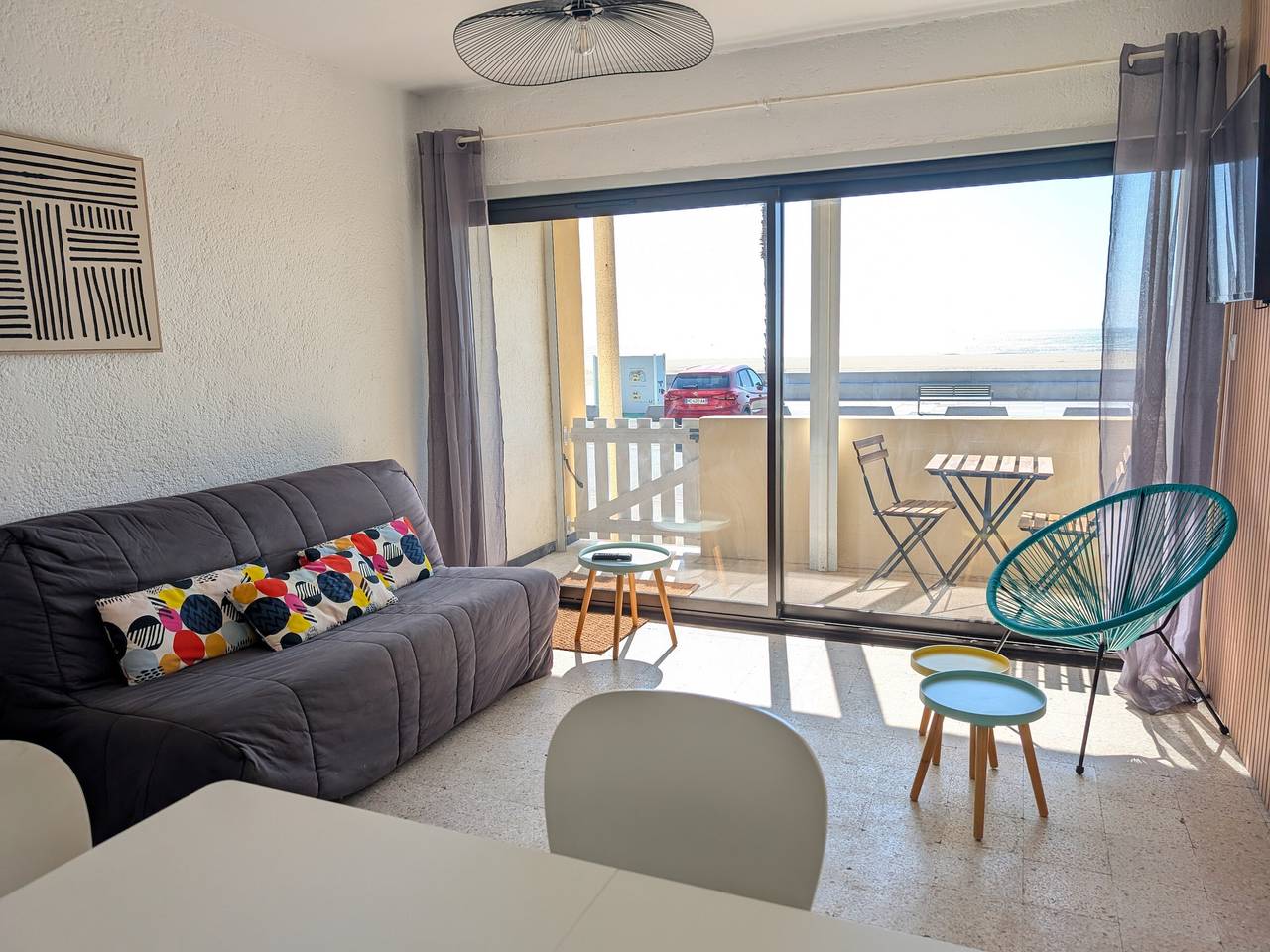 Appartement entier, Appartement T2 Front de Mer avec Balcon et Parking – Confort et Activités à Proximité in Port-la-Nouvelle, Côte méditerranéenne (France)