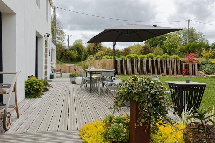 Location de vacances pour 8 personnes, avec jardin et vue à Milizac - 3