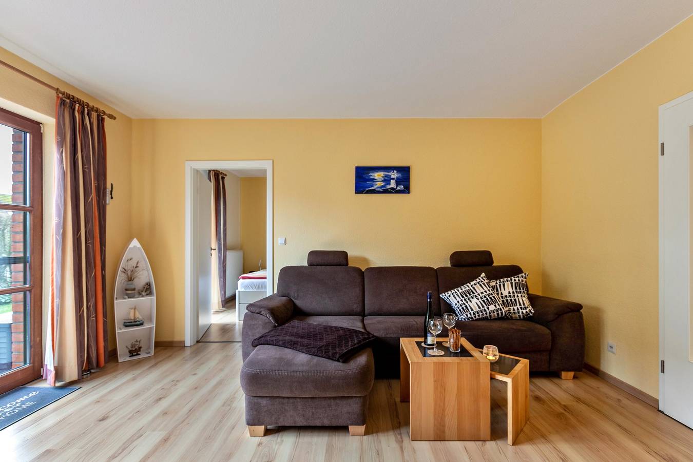Ganze Wohnung, Ferienwohnung 'Fewo Pippert' mit Terrasse, Garten, abschließbarem Platz für E-Bike in Golfplatznähe in Warwerort, Nordseeküste