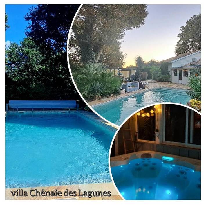 Villa pour 14 personnes, avec Jacuzzi et Terrasse ainsi que Jardin et Piscine