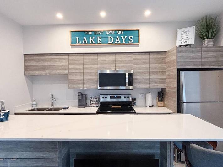 Location de vacances pour 4 personnes, avec piscine ainsi que vue sur le lac et jardin à Vernon - 4