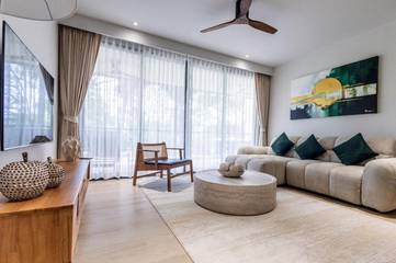 Gîte pour 4 personnes, avec balcon ainsi que jardin et piscine dans Bang Tao Beach