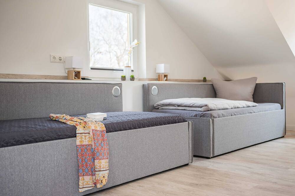 Ferienhaus für die ganze Familie - Kamin-Sauna-See - Ferienhaus Haubentaucher in Krakow am See, Mecklenburgische Seenplatte