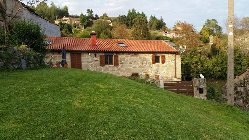 Casa de vacaciones para 6 personas, con jardín y vistas en Provincia de Pontevedra