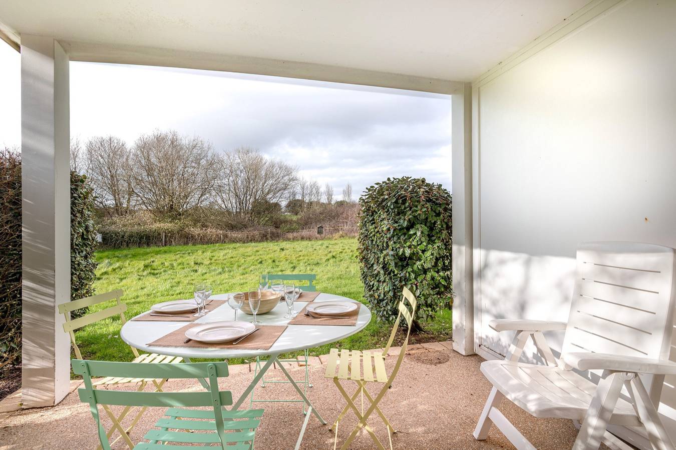 Ganze Wohnung, Ferienwohnung 'Charmant Logement' mit Gemeinschaftspool, privater Terrasse und Wi-Fi in Talmont-Saint-Hilaire, Vendée