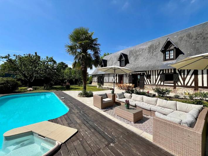 Location de vacances pour 12 personnes, avec jardin ainsi que piscine et vue dans Saint-Martin-Saint-Firmin - 2