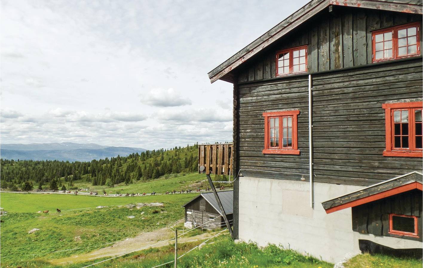 Ferienhaus für 20 Personen mit Terrasse in Nord-Fron