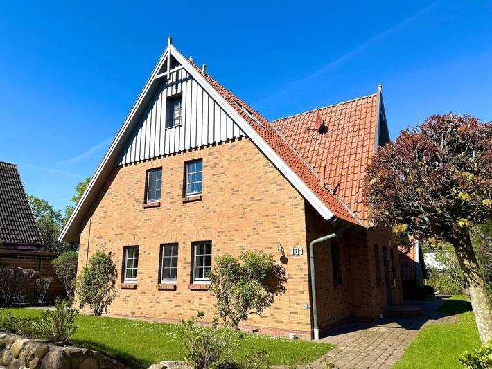 Ferienhaus für 5 Personen, mit Terrasse und Garten, mit Haustier in Oldsum