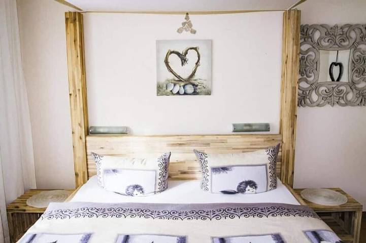 Hütte für 6 Personen, mit Balkon und Garten sowie Sauna in Au - 2