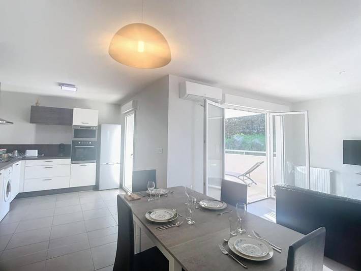 Appartement de vacances pour 4 personnes, avec balcon et vue