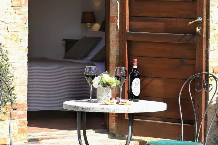 Landhaus für 2 Personen, mit Ausblick und Garten sowie Pool, mit Haustier in der Toskana - 3