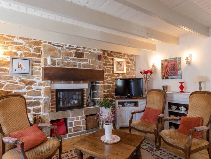 Location de vacances pour 5 personnes, avec jardin ainsi que vue et terrasse à Plogoff - 4