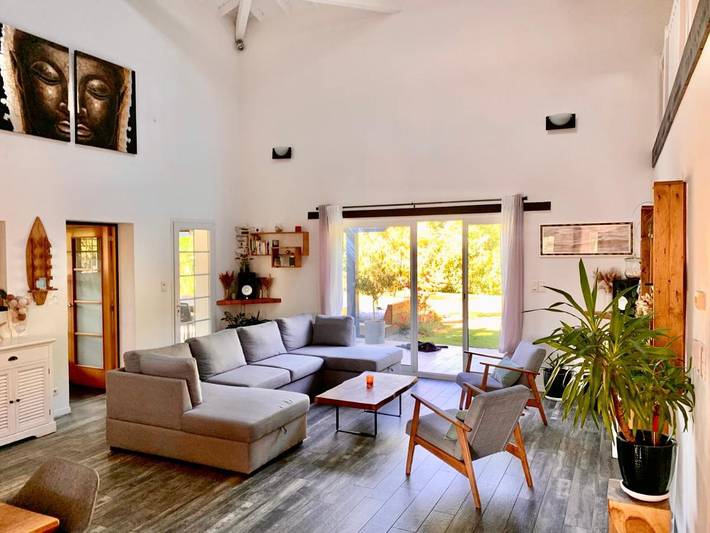 Location de vacances pour 10 personnes, avec jardin et vue, adapté aux familles à Biaudos - 2