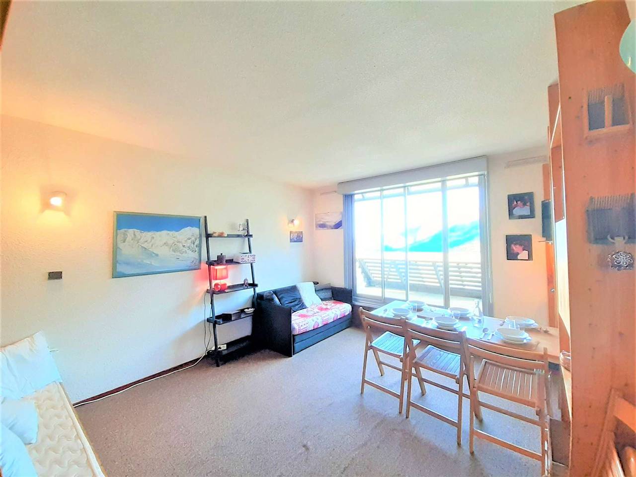 Ganzes Studio, Studio Kabine 6 Personen - Aragnouet, Piau-Engaly: Komfort mit Tv, Küche, Skiraum in Piau-Engaly, Aragnouet